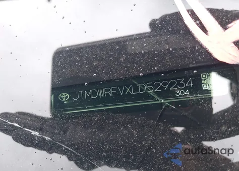 2020 Toyota Rav4 Hybrid Limited from USA, damaged, VIN JTMDWRFVXLD529234